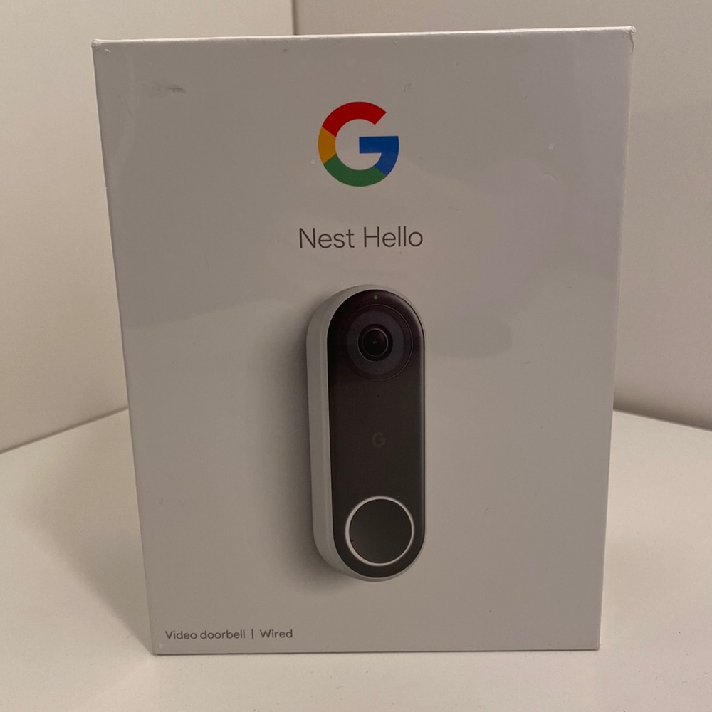 Google Nest Hello Video Doorbell Wired New Factory Sealed